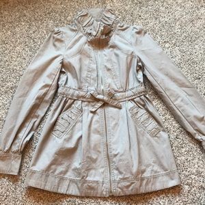 Womens H&M Taupe Cargo Utility Jacket